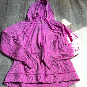Pink Zip-Up Hoodie